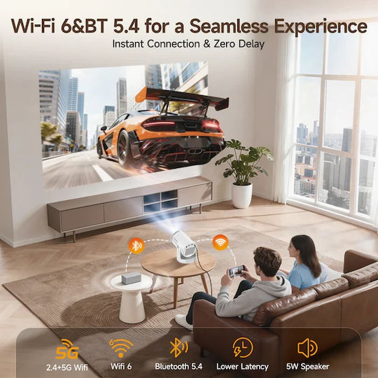 Magcubic Мини проектор LCD Full HD Лампа LED с Wi-Fi и вградени говорители HY320PRO