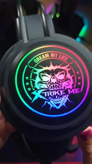 Xtrike Me GH-516 Over Ear Gaming Headset με σύνδεση USB for PC