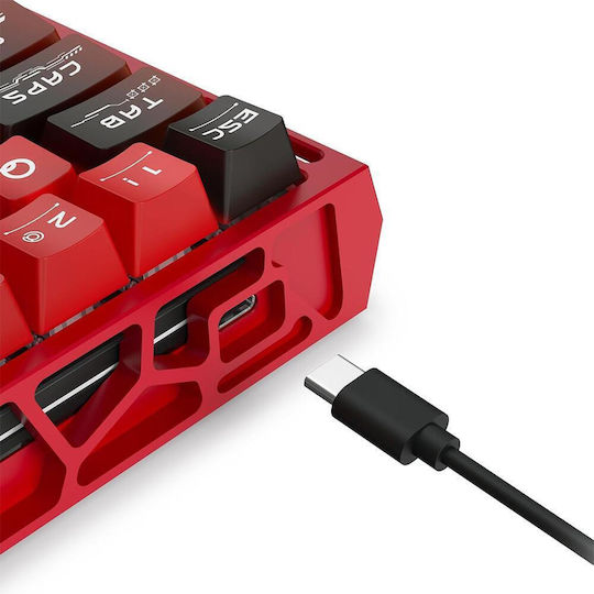 Redragon Venom K753 HE Gaming Mechanical Keyboard 60% with Magnetic Switches and RGB Lighting International English Red