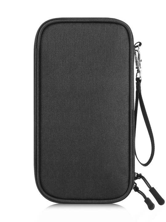 Portofel De Călătorie Bărbătesc Cu RFID Negru