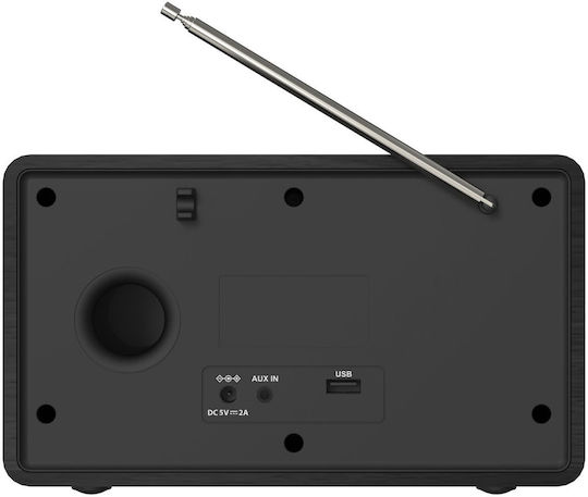 Reflexion HRA1824DAB+ Επιτραπέζιο Ραδιόφωνο Ρεύματος DAB+ με USB Μαύρο