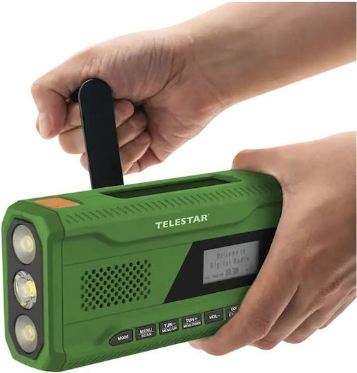 TELESTAR TOP NO. 5 Портативно Радио Соларно DAB+ с Bluetooth Зелено