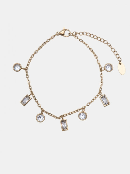 Luigi Armbänder Kette Strass 4966709-Gold