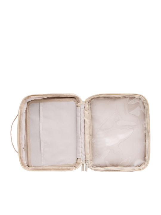 Toiletry Bag Cosmetics 23.5x9x19 F-v Mellia 213596 Beige 23.5x9x19