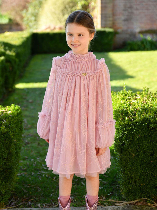 Mädchenkleid Rosa