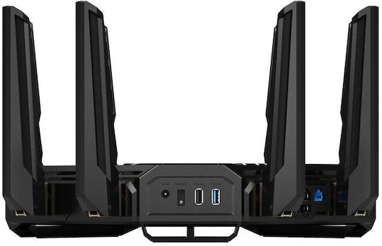 Asus ROG Rapture GT-BE98 Pro Edition Безжичен Рутер Wi-Fi 7 с 7 Порта 2.5 Gigabit
