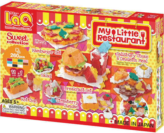 LaQ Cuburi Educative My Little Restaurant Pentru Vârsta 5+ Număr Bucăți 260