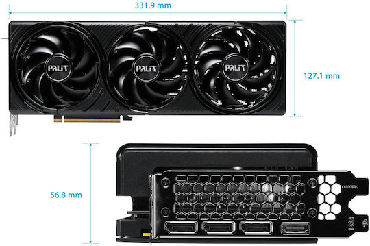 Palit GeForce RTX 5080 16GB GDDR7 Infinity 3 OC Видео карта
