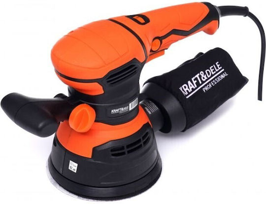 Kraft & Dele Set 150 Bucăți Foi de Șlefuire pentru Șlefuitor Orbital K36 / K80 / K100 125x125mm