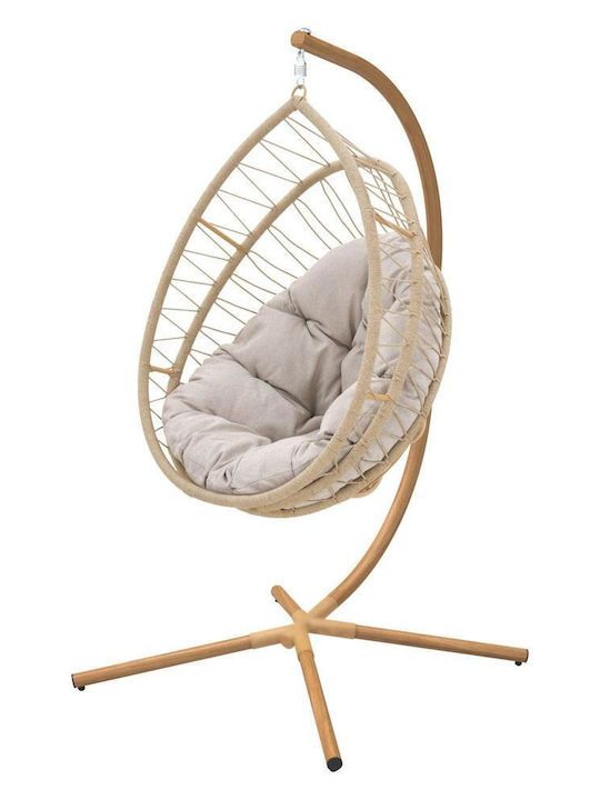 Naterial Stoff Nest mit Gestell 125x100x190cm Graue