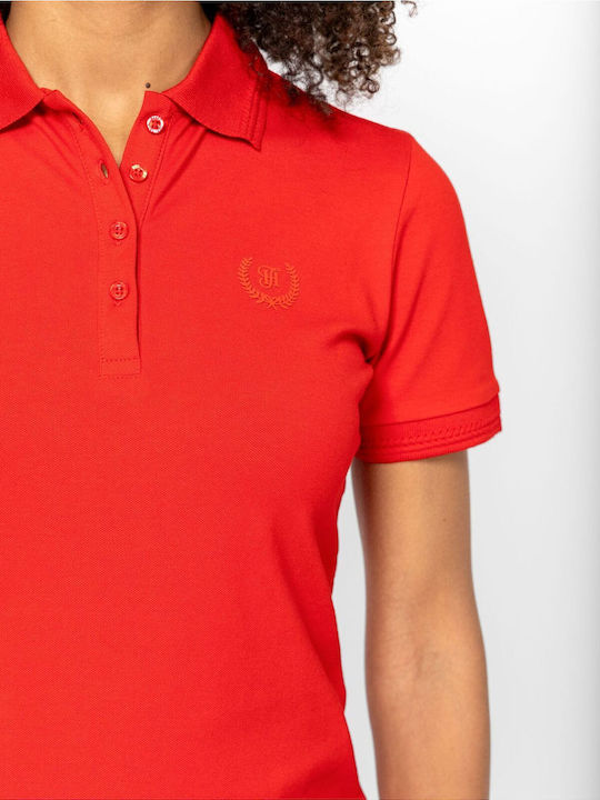 Bluză Polo pentru damă Roșie