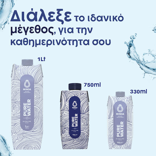 Minoa Water Εμφιαλωμένo Νερό 12x0.75lt