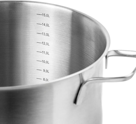 Gerlach Ανοξείδωτη Κατσαρόλα Μαρμίτα 15lt / 28cm
