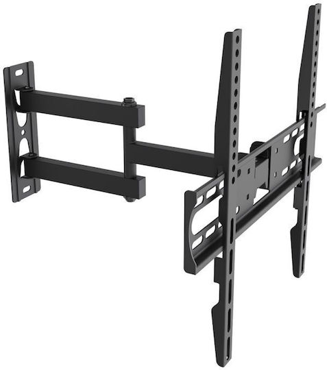 Maclean Energy MC-191 Βάση Τηλεόρασης Τοίχου έως 55" και 30kg Μαύρο