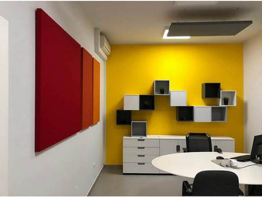 Audiodesigner Rect Sound Absorbing Panel 1 Piece 120cm x 60cm x 50mm in Grey Colour