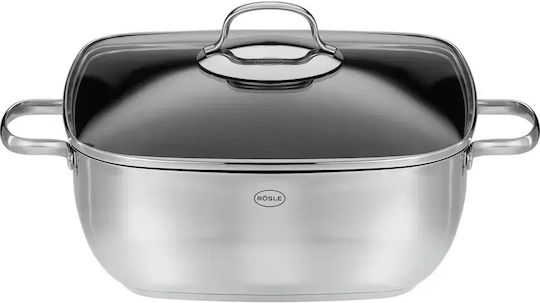 Rosle Oală Joasă din Oțel Inoxidabil 5l / 28cm