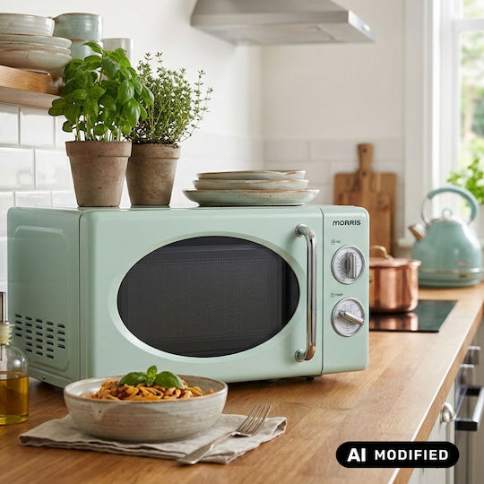 Morris Cuptor cu microunde cu Grill 20lt Verde