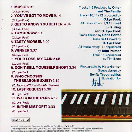 Omar Music Cd