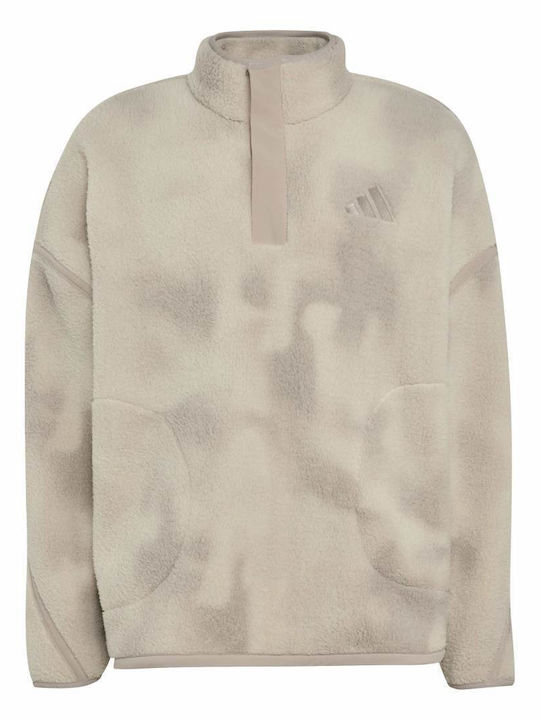 Ess Long Sleeve Sweater Beige