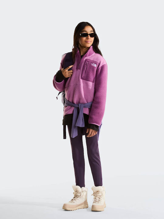 Kids Long-Sleeved Purple Blouse