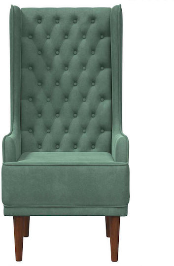 Scaun De Relax Velur Albastru Deschis 64x64x131cm