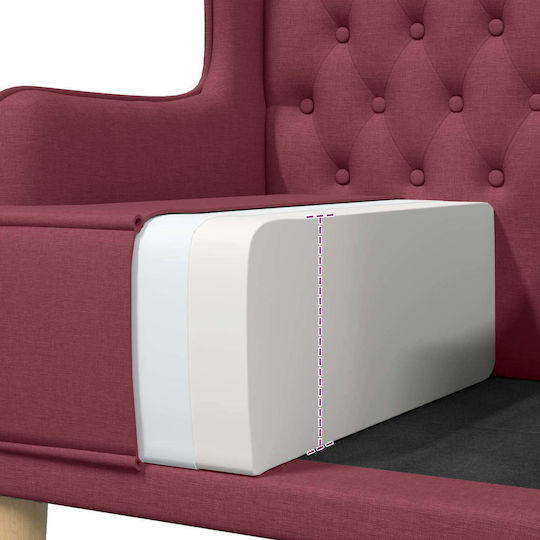 Relax Sessel Rote 64x64x131cm