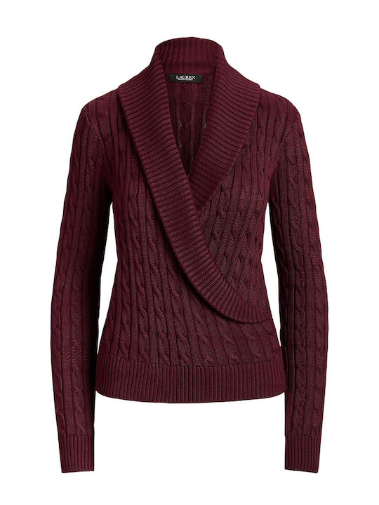 Damenbluse Dunkles Granatrot