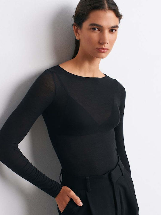 Women's Black Blouse