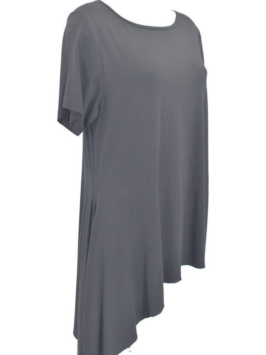 Γυναικείο Ασύμετρο Μπλουζάκι Black K.1275