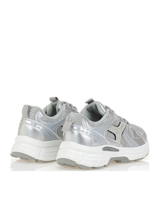 Adidași Chunky pentru femei Argintii