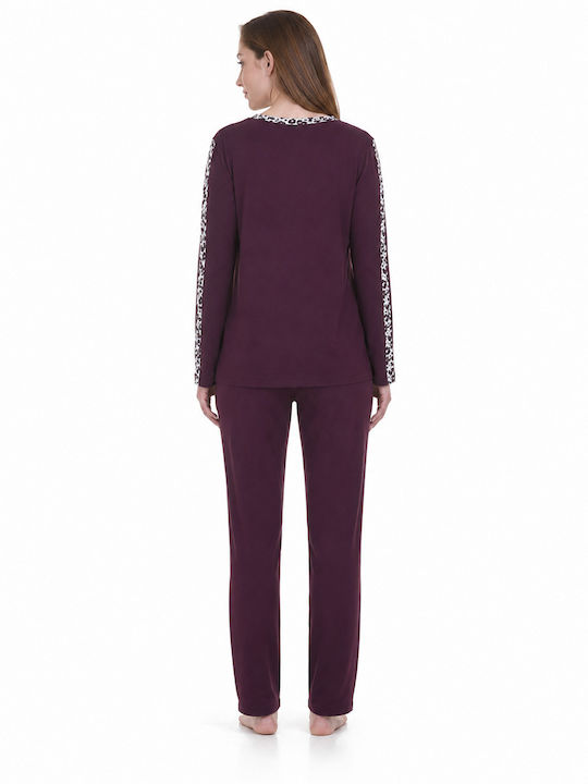 Zen Summer Women's Pyjama Set Bordeaux