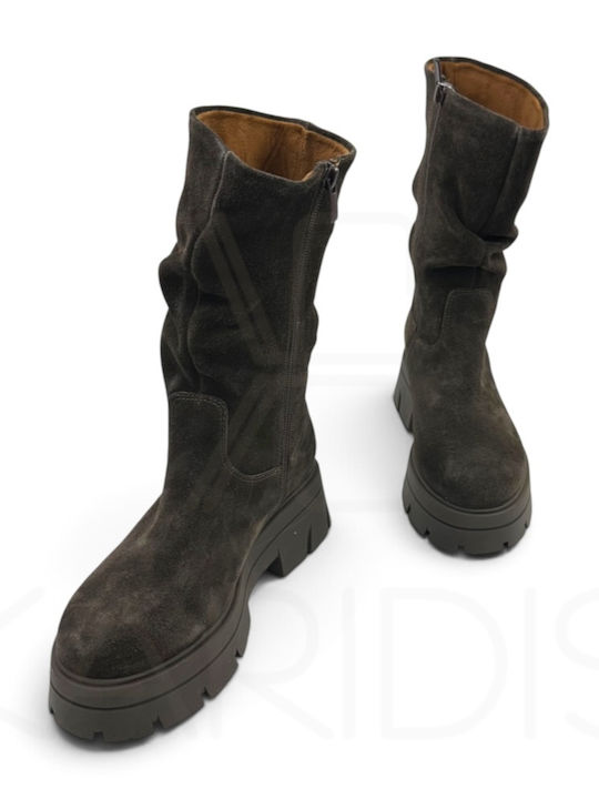 Damen Stiefeletten Braune