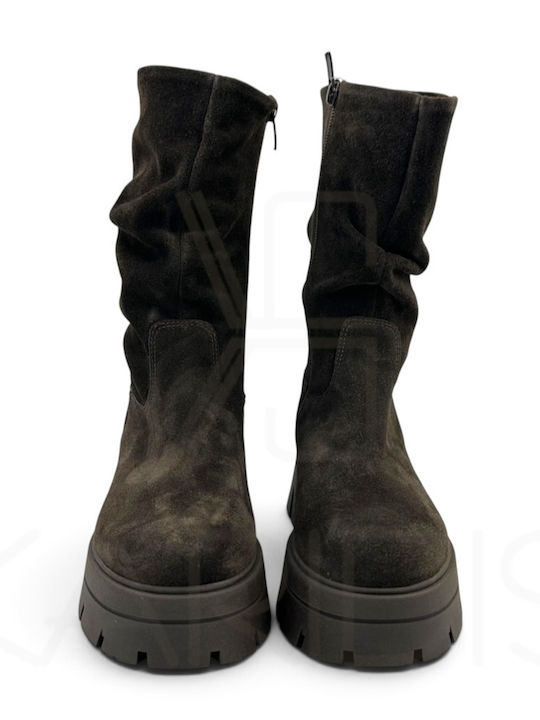 Damen Stiefeletten Braune