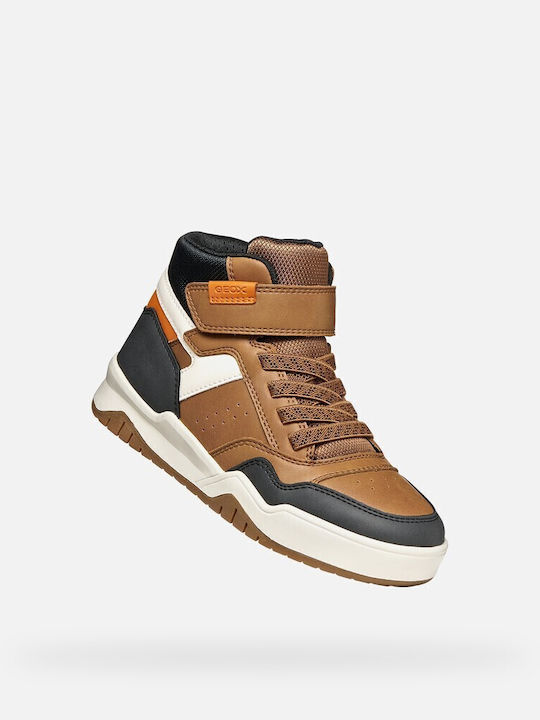 J Perth Kids Sneakers High Brown