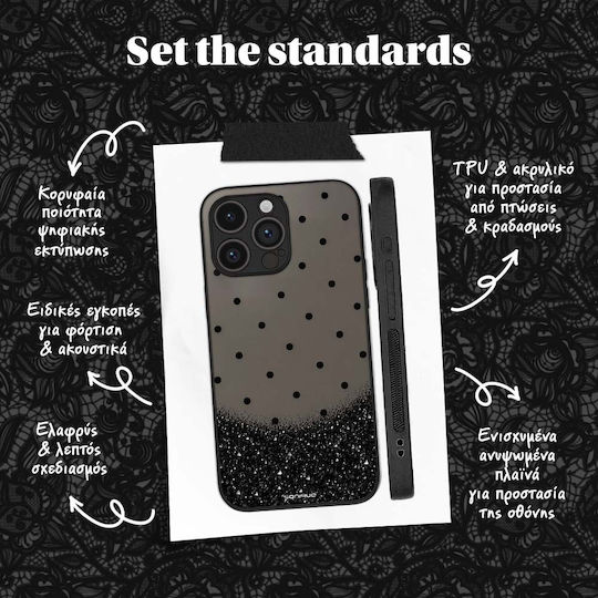 Sonique Diva Series Handyhülle Motorola Moto G53 5G Pünktchen Glitzer