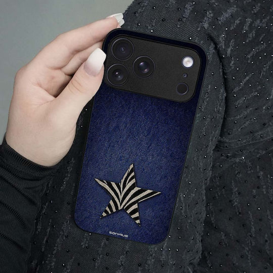Sonique Diva Series Handyhülle Motorola Motorola Razr 50 Ultra Denim Zebra