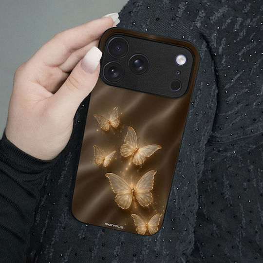 Θήκη Sonique Diva Series Motorola Edge 50 Ultra Χρυσές Πεταλούδες