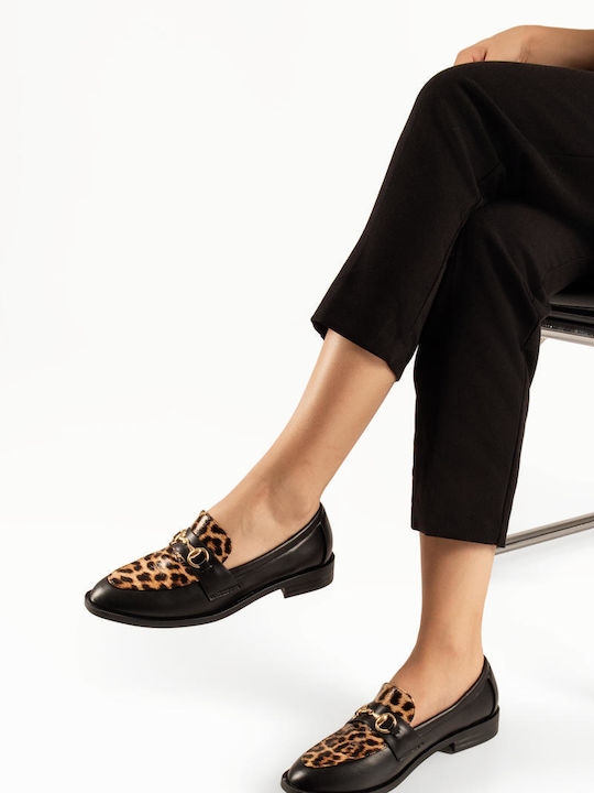 Women's Loafers in Gold Colour