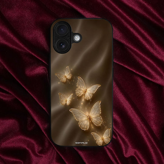 Θήκη Sonique Diva Series Motorola Edge 50 5g Χρυσές Πεταλούδες