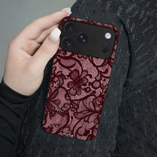 Sonique Diva Series Case Motorola Moto G55 5g Burgundy Lace