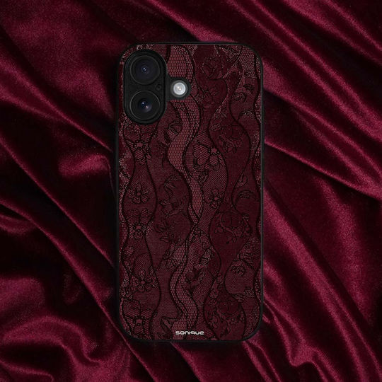 Калъф Sonique Diva Series Motorola Edge 50 Ultra Бордо Дантела