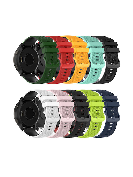 Amazfit Gtr 3 22mm Checkered Two-Colour Watch Strap Silicone Dark Blue+White