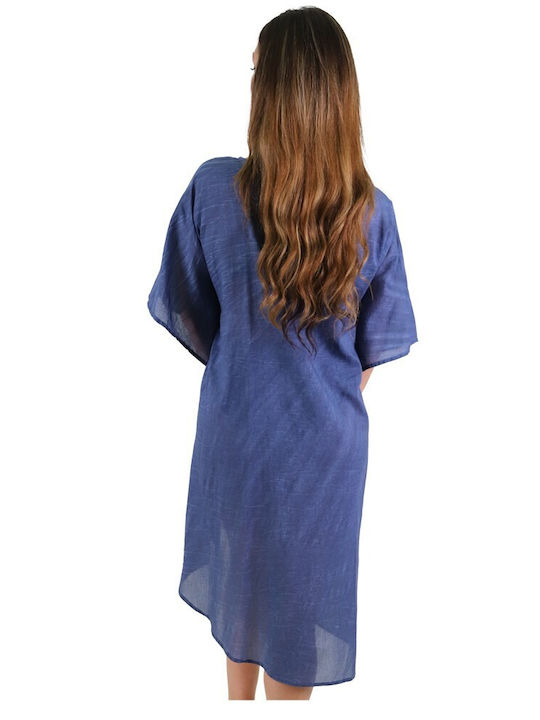 Aquablue Women's Blue Beach Caftan