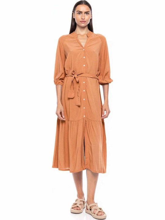 Pink Label Women's Maxi Caftan Beachwear Pink