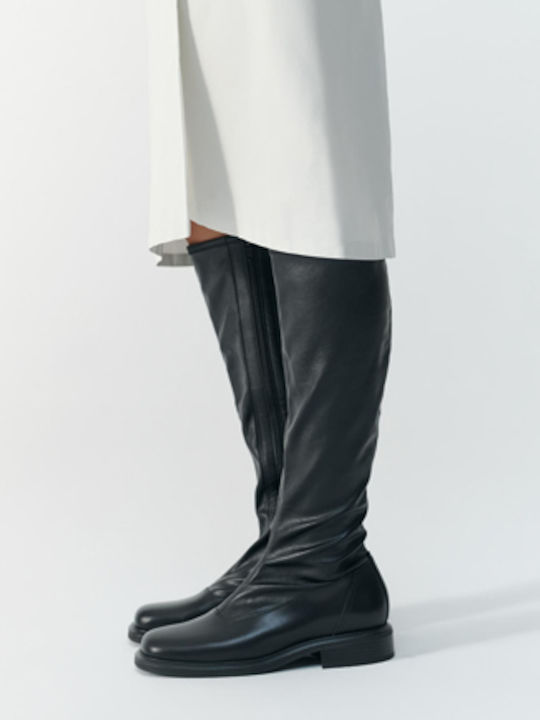 Ellis Leather Women's Riding Boots Black
