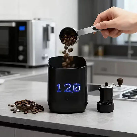 4bars S205 500g/0.1g Recipient Dozator pentru Cafea cu Cântar Integrat Reîncărcabil