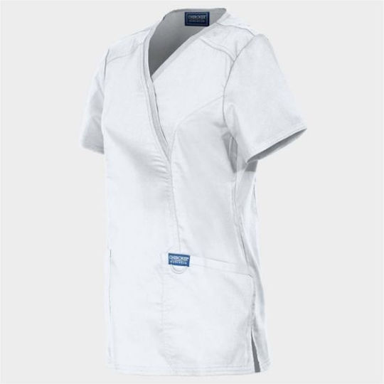 Cherokee Weibliche Medizinische Bluse Weiß