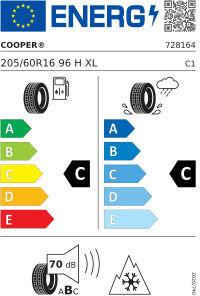 Cooper Runflat 205/60R16 96HH Χειμερινό Λάστιχο Αυτοκινήτου