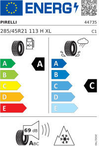 Pirelli Zero Runflat 285/45R21 113HP Χειμερινό Λάστιχο Αυτοκινήτου