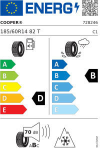 Cooper Runflat 185/60R14 82TT Winter Autoreifen